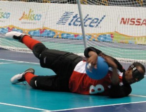 Photo of Goalball player