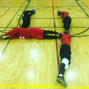 Goalball in shape of 4